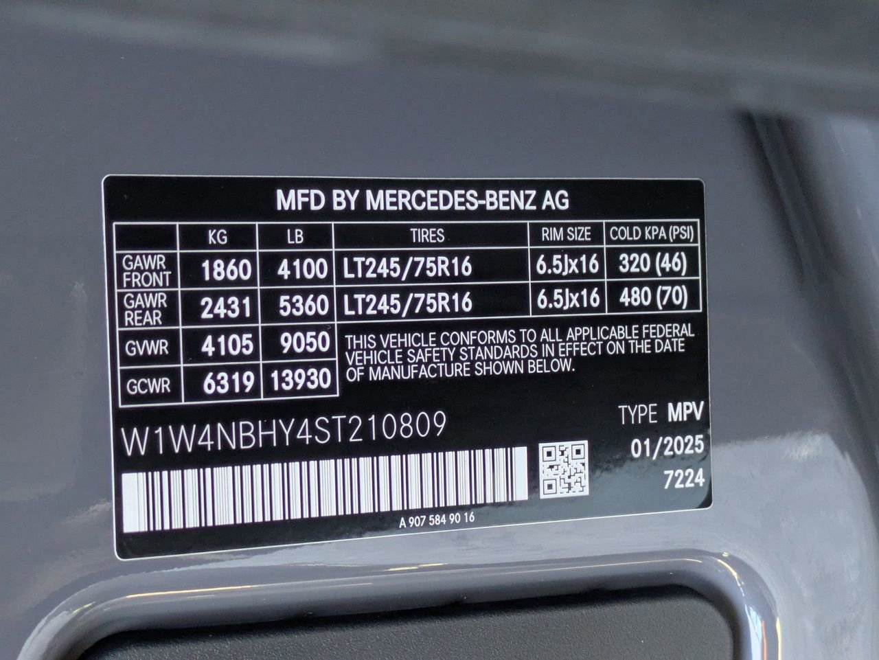 New 2025 Mercedes-Benz Sprinter 2500 image 15