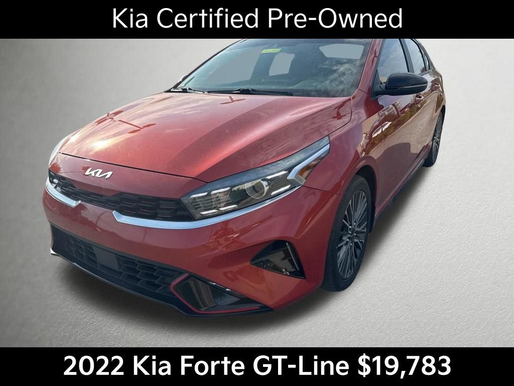Certified 2022 Kia Forte GT-Line w/ GT-Line Technology Package FWD image 8