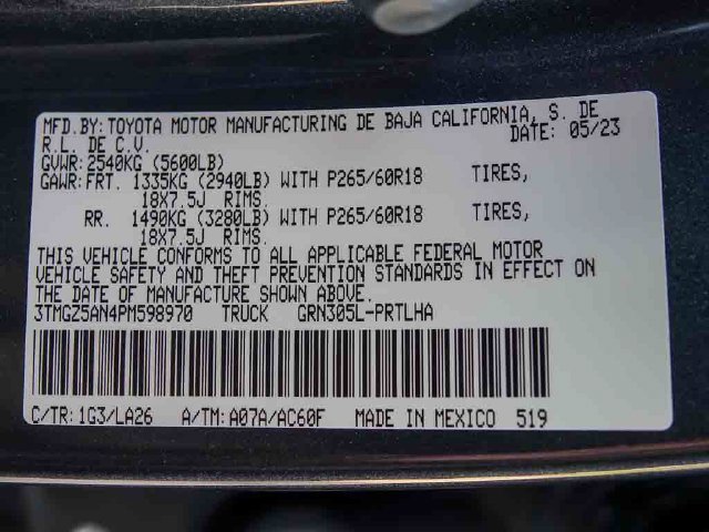Used 2023 Toyota Tacoma Limited AWD/4WD image 33