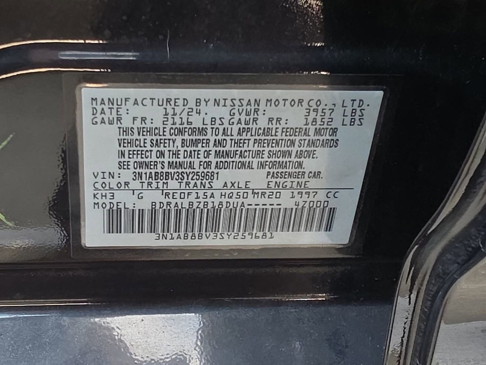 Used 2025 Nissan Sentra S FWD image 27