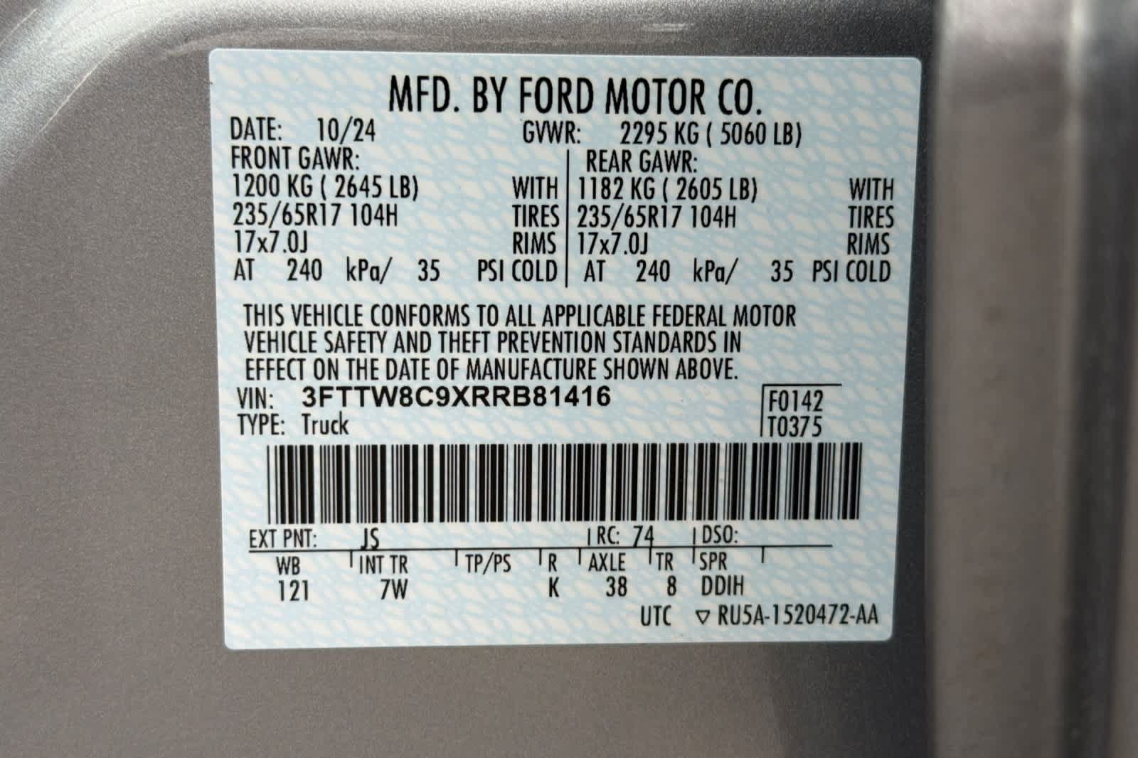 Used 2024 Ford Maverick Tremor w/ Tremor Off-Road Package AWD/4WD image 26
