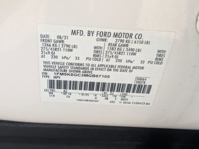 Used 2021 Ford Explorer ST w/ Equipment Group 401A image 38