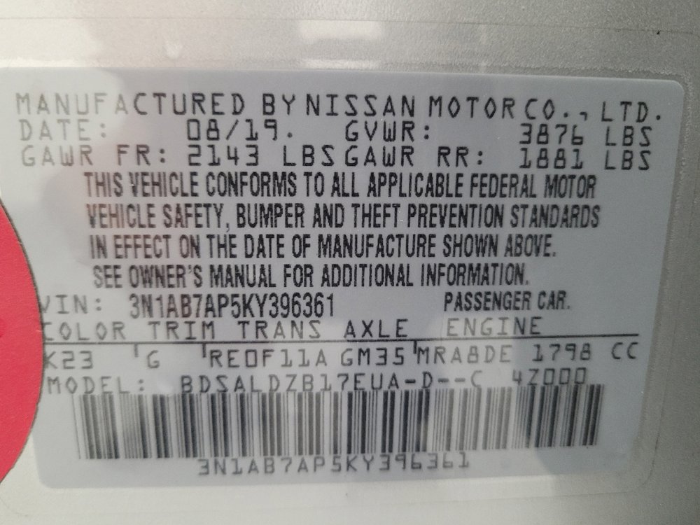 Used 2019 Nissan Sentra SV image 33