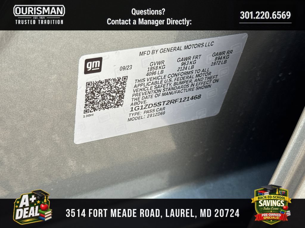 Used 2024 Chevrolet Malibu LT FWD image 30