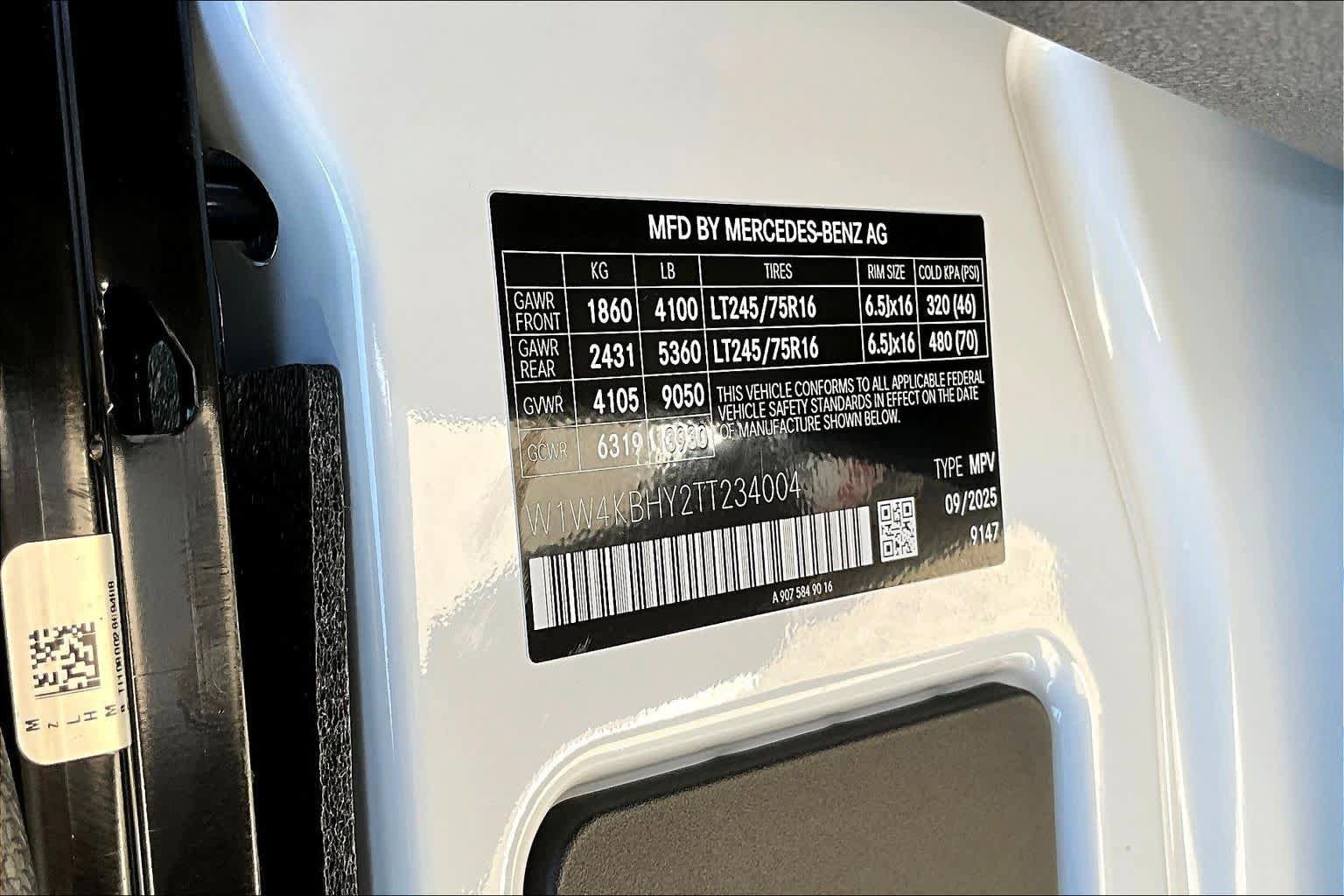 New 2026 Mercedes-Benz Sprinter 2500 image 21
