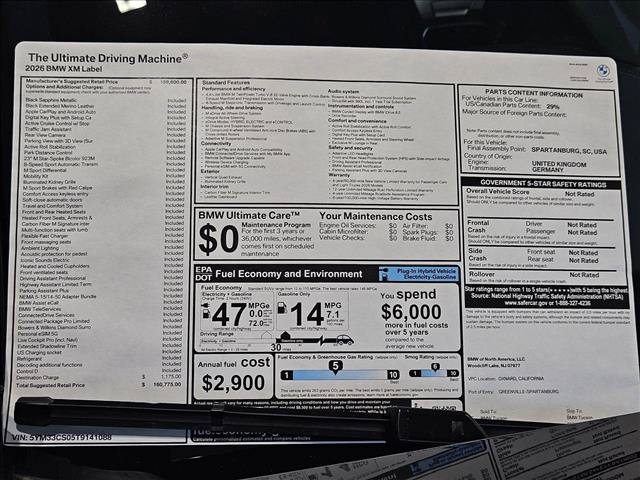 New 2026 BMW XM Label Red AWD/4WD image 14