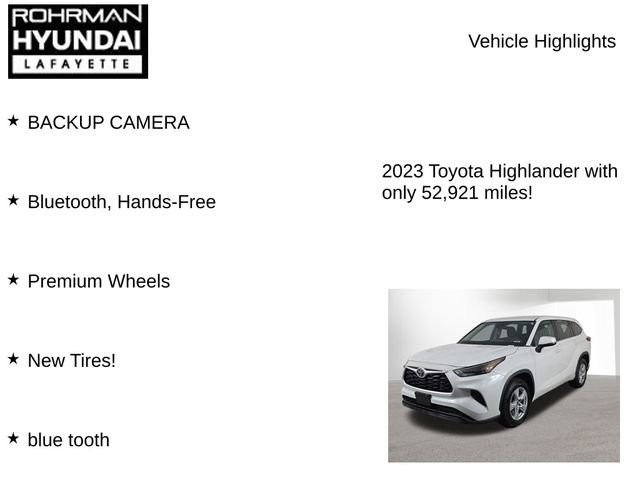 Used 2023 Toyota Highlander L image 7