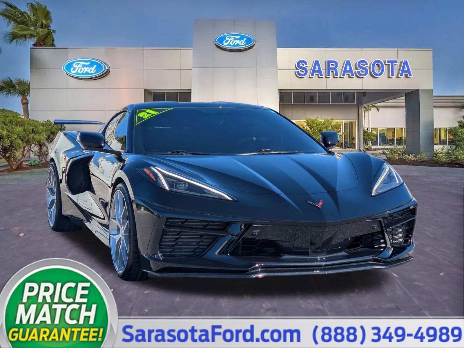 Used 2021 Chevrolet Corvette Stingray Premium Cpe w/ Z51 Performance Package image 1