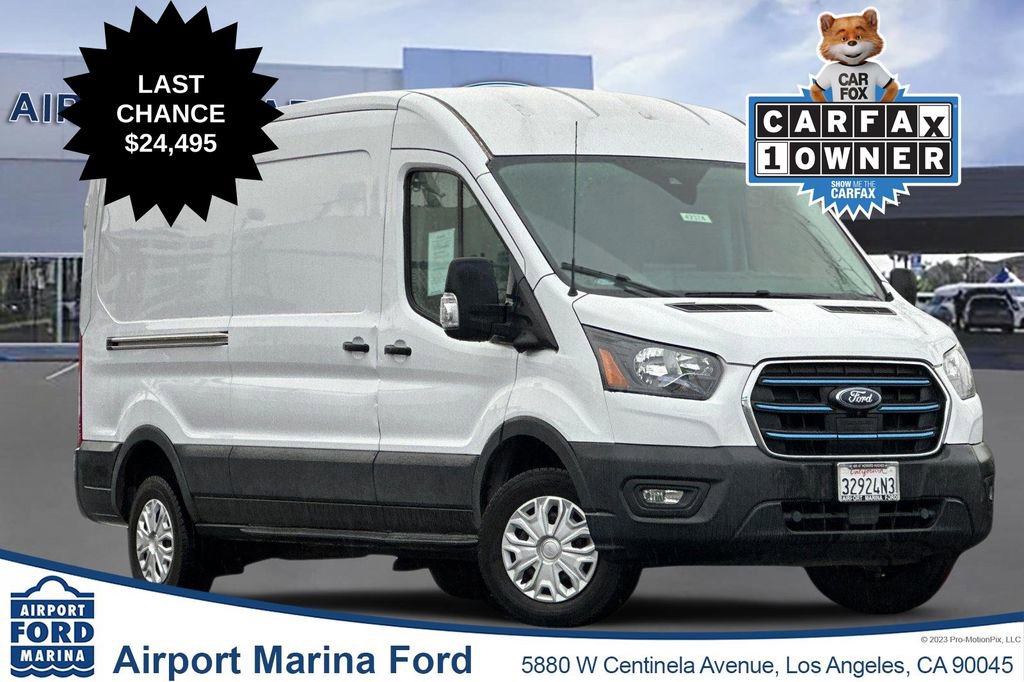 Used 2022 Ford E-Transit Medium Roof w/ Load Area Protection Package