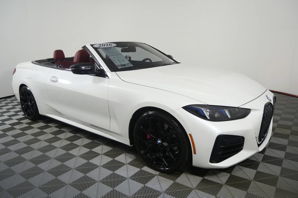 Certified 2026 BMW 430i Convertible w/ M Sport Package RWD image 2