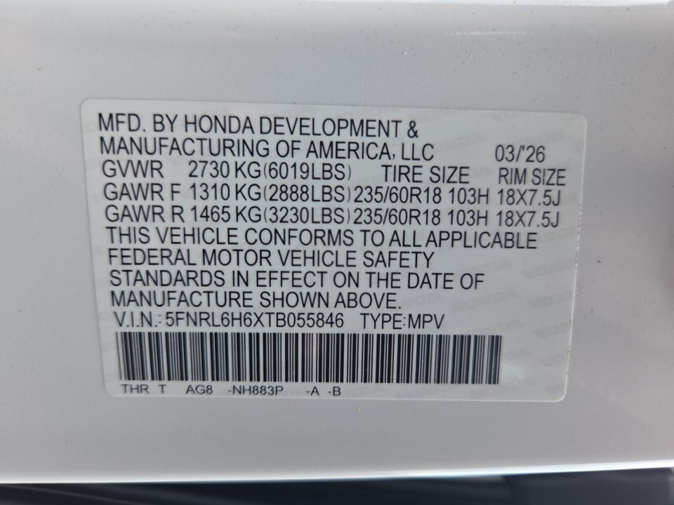 Used 2026 Honda Odyssey EX-L image 35