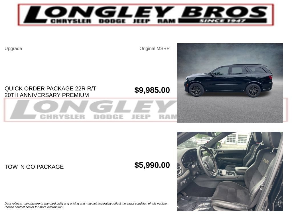 Used 2025 Dodge Durango R/T AWD/4WD image 2