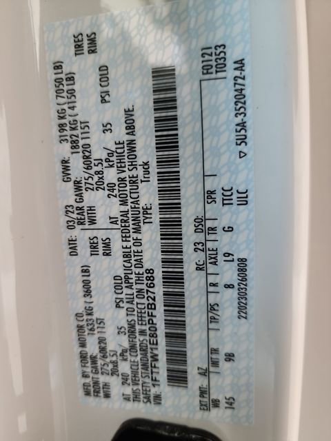 Used 2023 Ford F150 Platinum w/ Equipment Group 701A High image 29