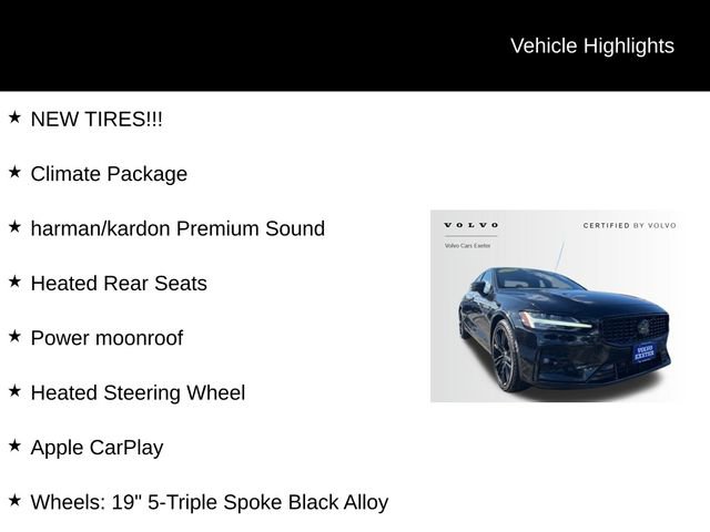 Certified 2024 Volvo S60 B5 Plus w/ Climate Package image 5