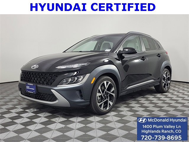 Certified 2022 Hyundai Kona Limited w/ Cargo Package