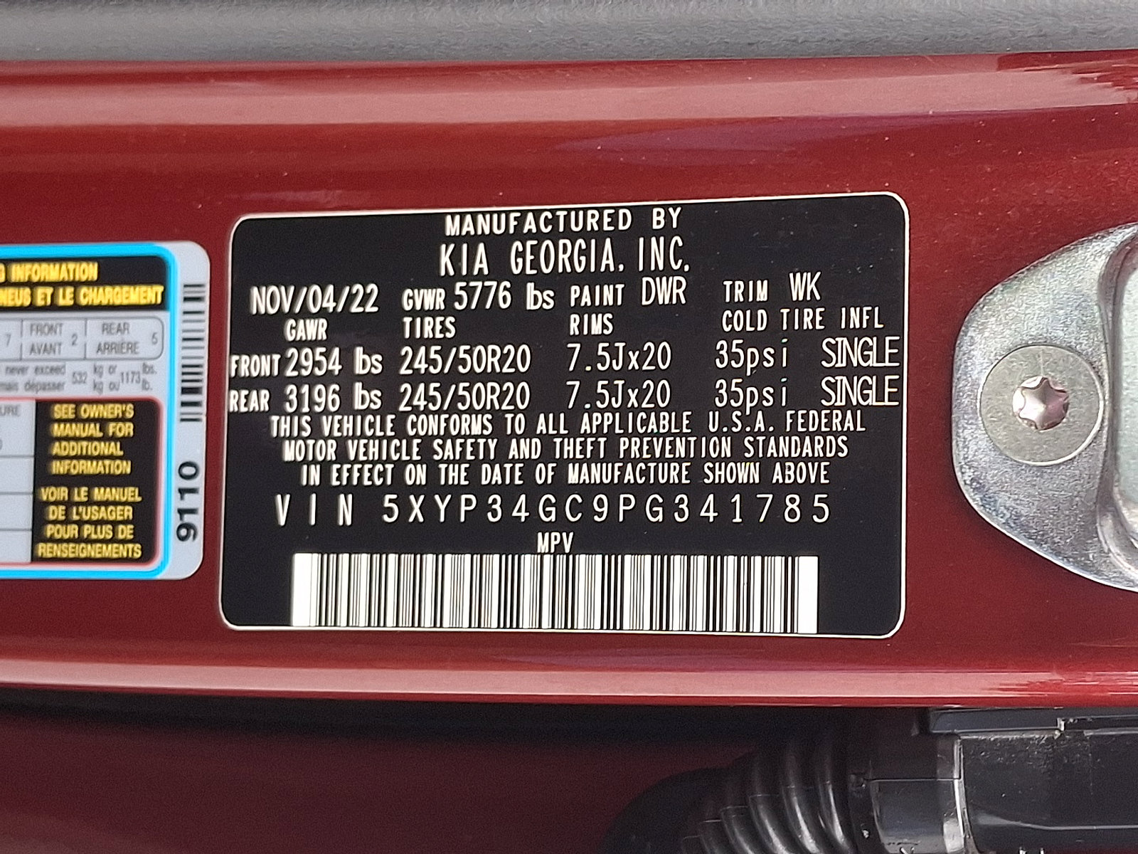 Used 2023 Kia Telluride EX w/ EX Captain's Chair Package image 31