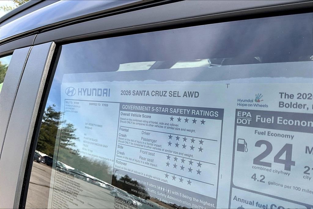 New 2026 Hyundai Santa Cruz SEL image 14