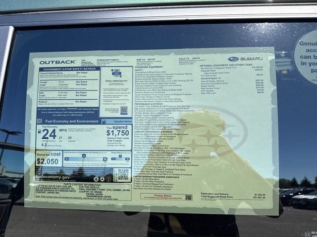 New 2026 Subaru Outback Touring XT AWD/4WD image 34