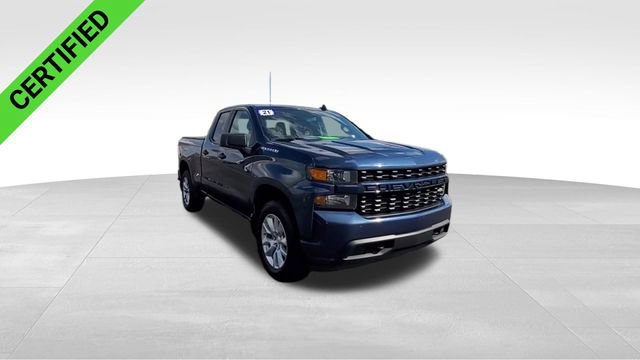 Certified 2021 Chevrolet Silverado 1500 Custom AWD/4WD image 3