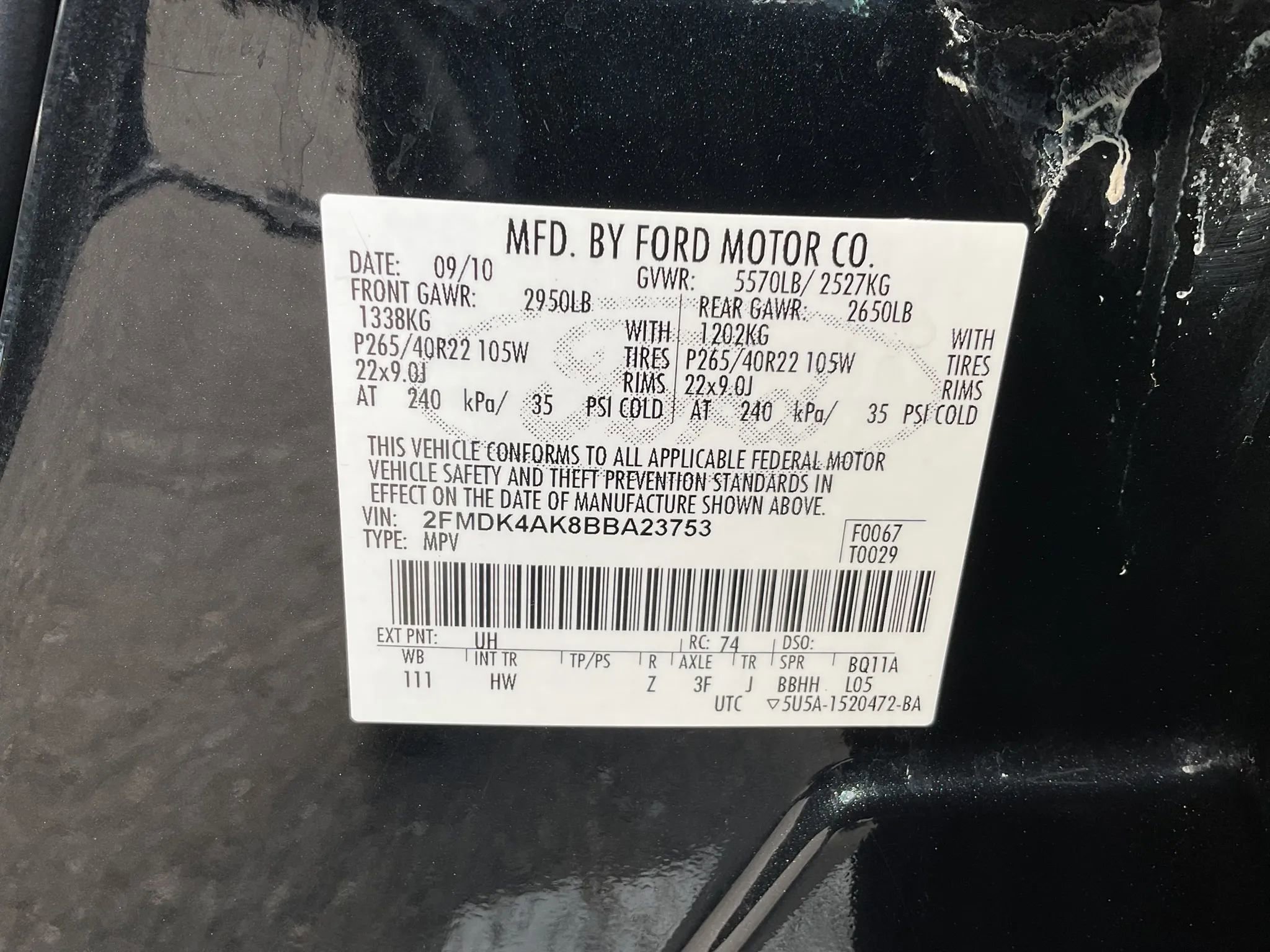Used 2011 Ford Edge Sport w/ Driver Entry Pkg AWD/4WD image 23