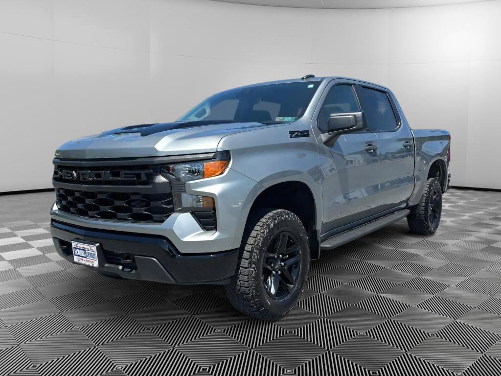 Used 2024 Chevrolet Silverado 1500 Custom Trail Boss w/ Dark Appearance Package AWD/4WD video 1