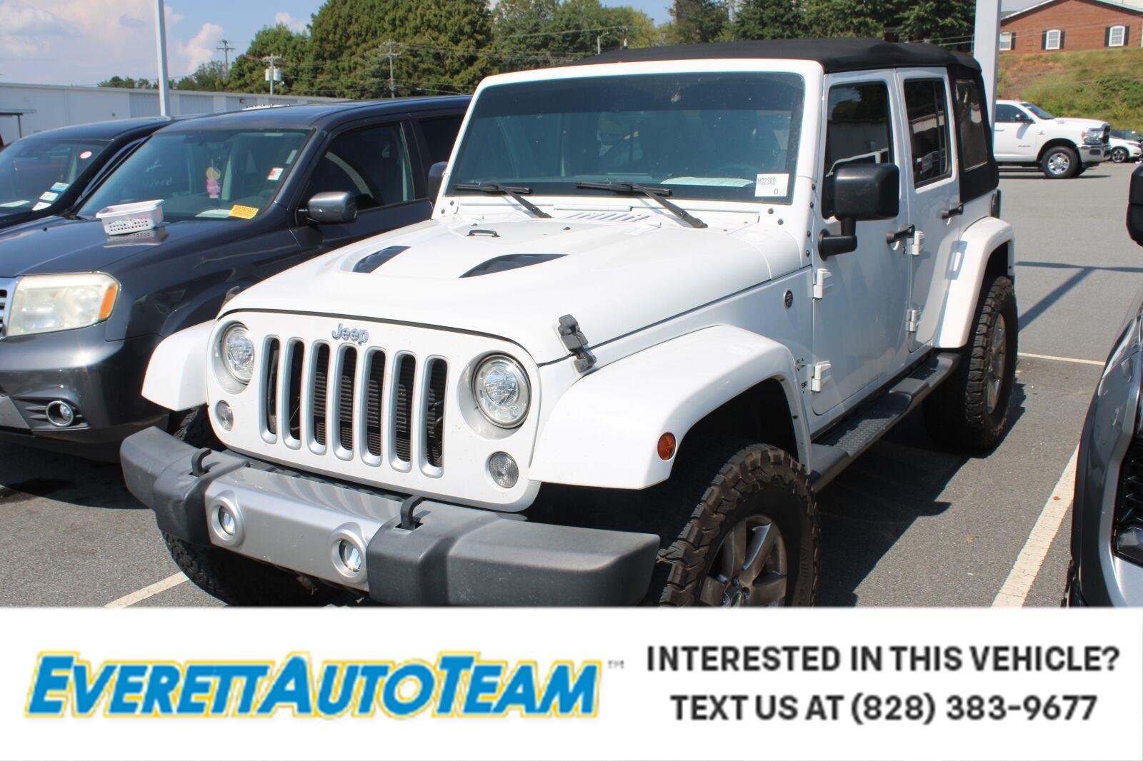 Used 2017 Jeep Wrangler Unlimited Sahara w/ Max Tow Package AWD/4WD image 1