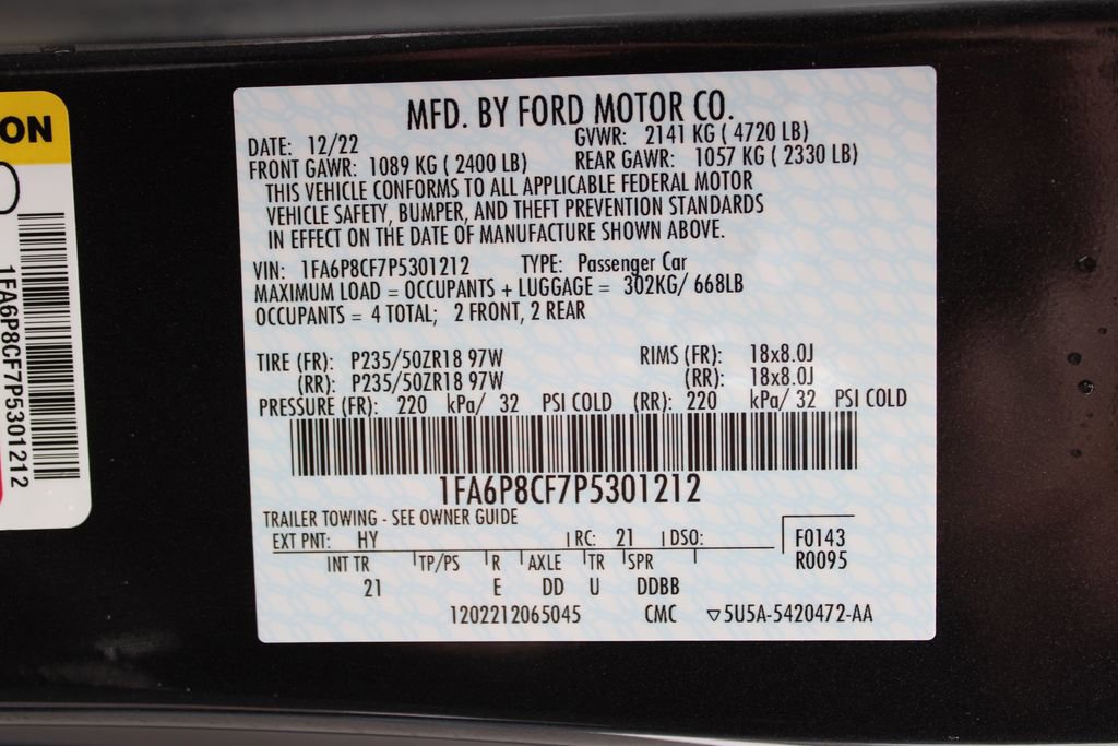 Used 2023 Ford Mustang GT w/ Equipment Group 301A image 50