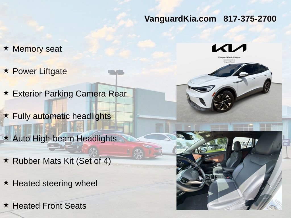 Used 2021 Volkswagen ID.4 Pro S w/ ID.4 Protection Package RWD image 12