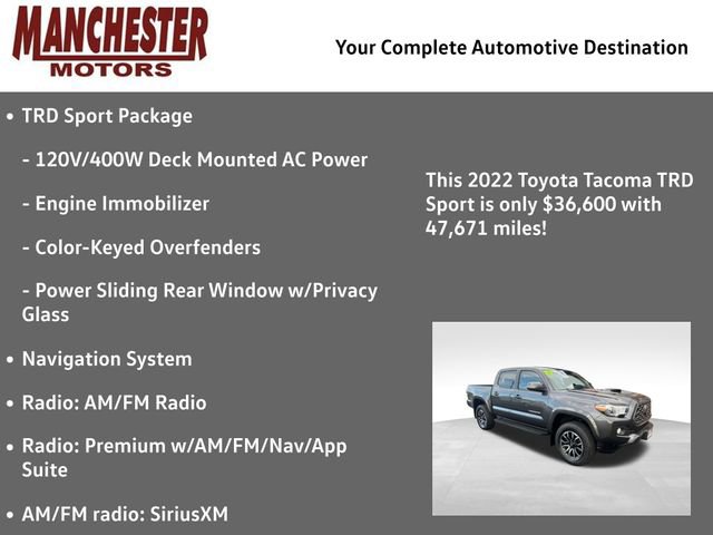 Used 2022 Toyota Tacoma TRD Sport image 2