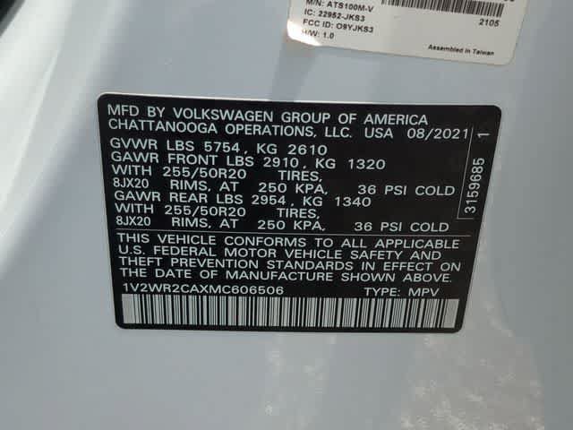 Used 2021 Volkswagen Atlas SE FWD image 36