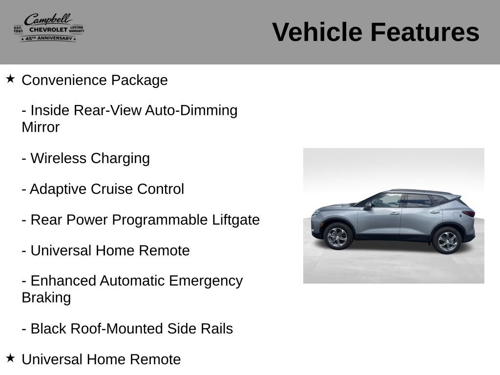 Used 2024 Chevrolet Blazer LT w/ Convenience Package FWD image 10