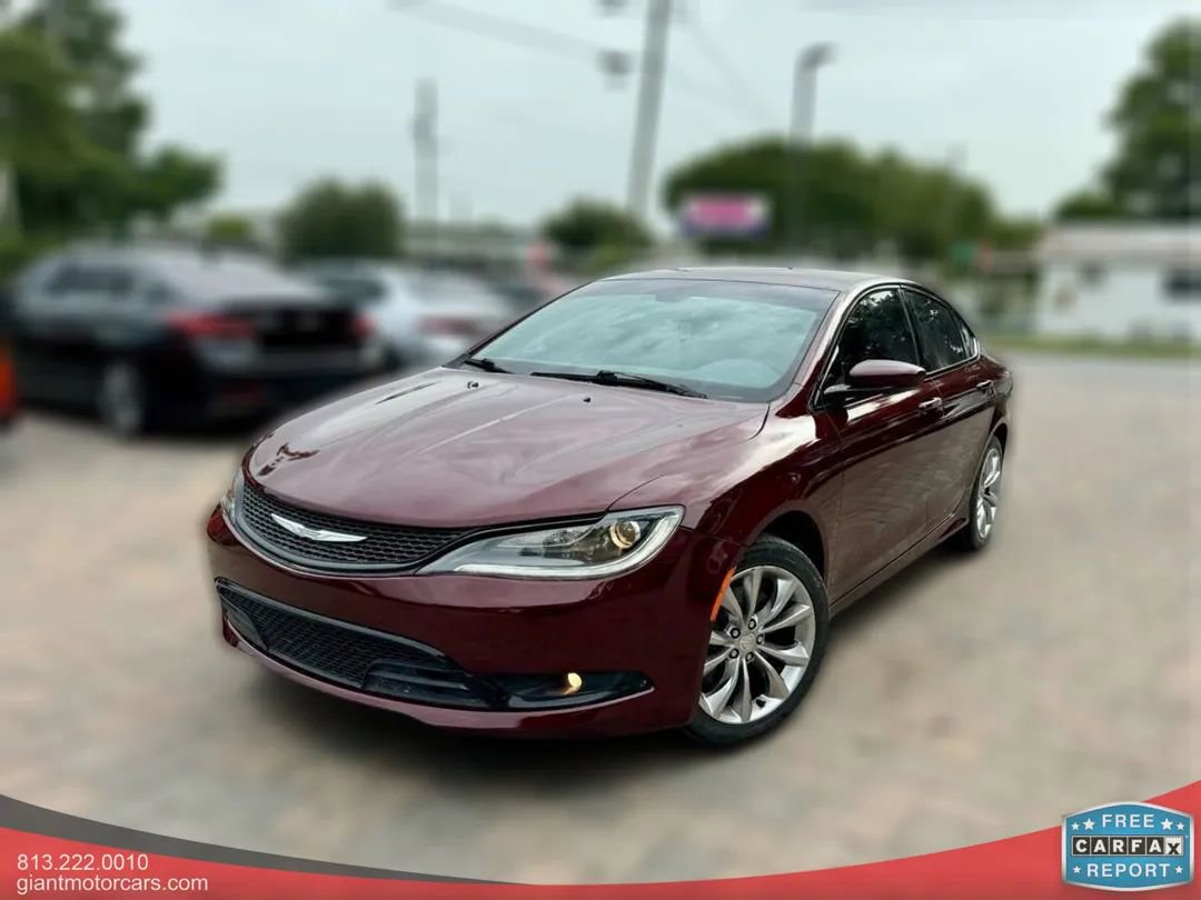 Used 2015 Chrysler 200 S w/ Navigation & Sound Group I