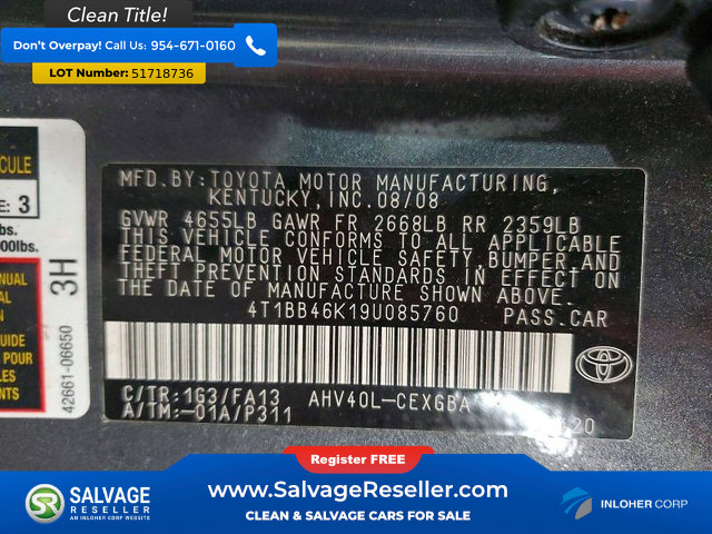 Used 2009 Toyota Camry Hybrid FWD image 16