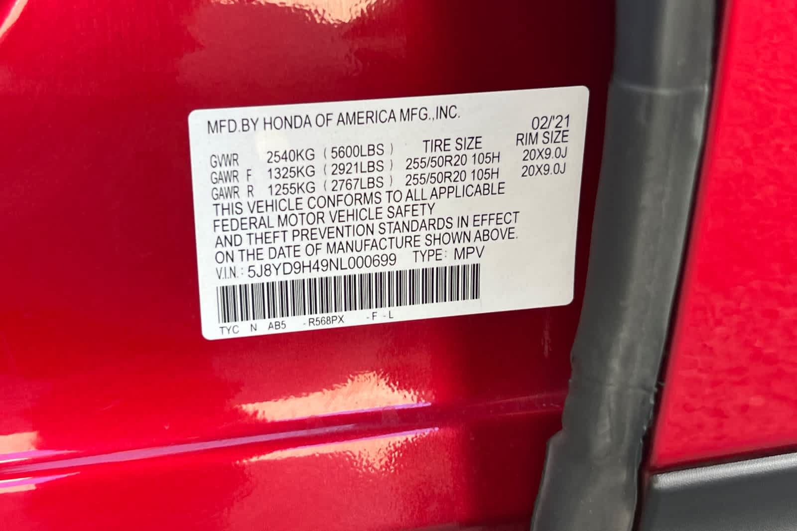 Certified 2022 Acura MDX FWD w/ Technology Package image 31
