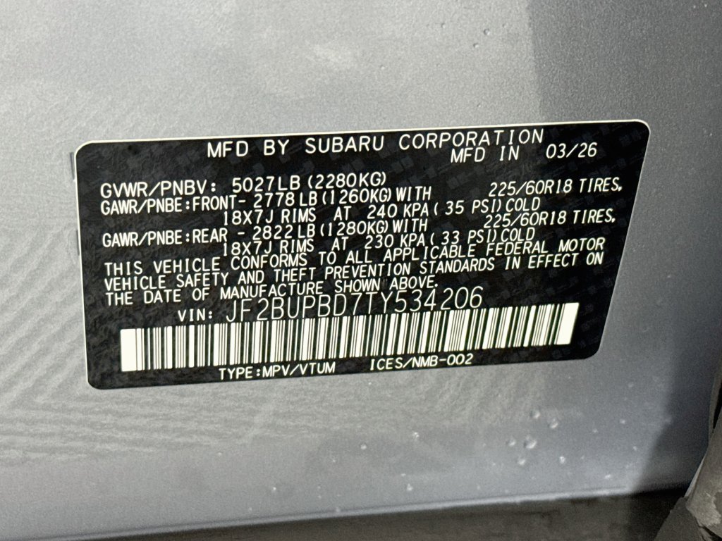 Used 2026 Subaru Outback Premium AWD/4WD image 33