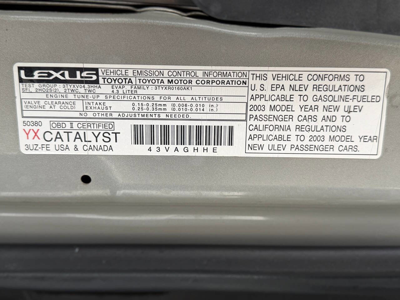 Used 2003 Lexus LS 430 image 56