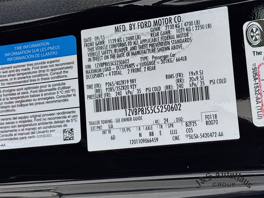 Used 2012 Ford Mustang Shelby GT500 w/ SVT Performance Pkg image 39