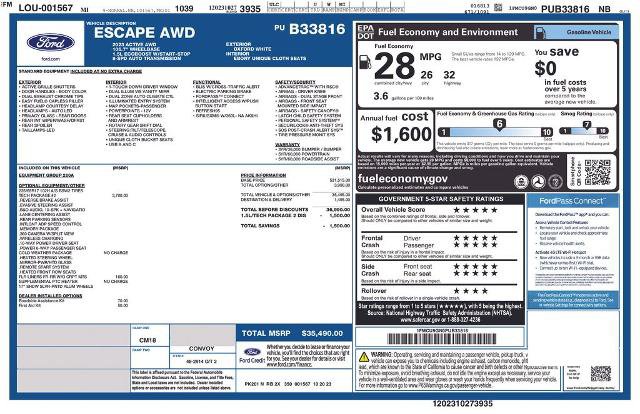 Certified 2023 Ford Escape Active w/ Tech Pack #2 image 6