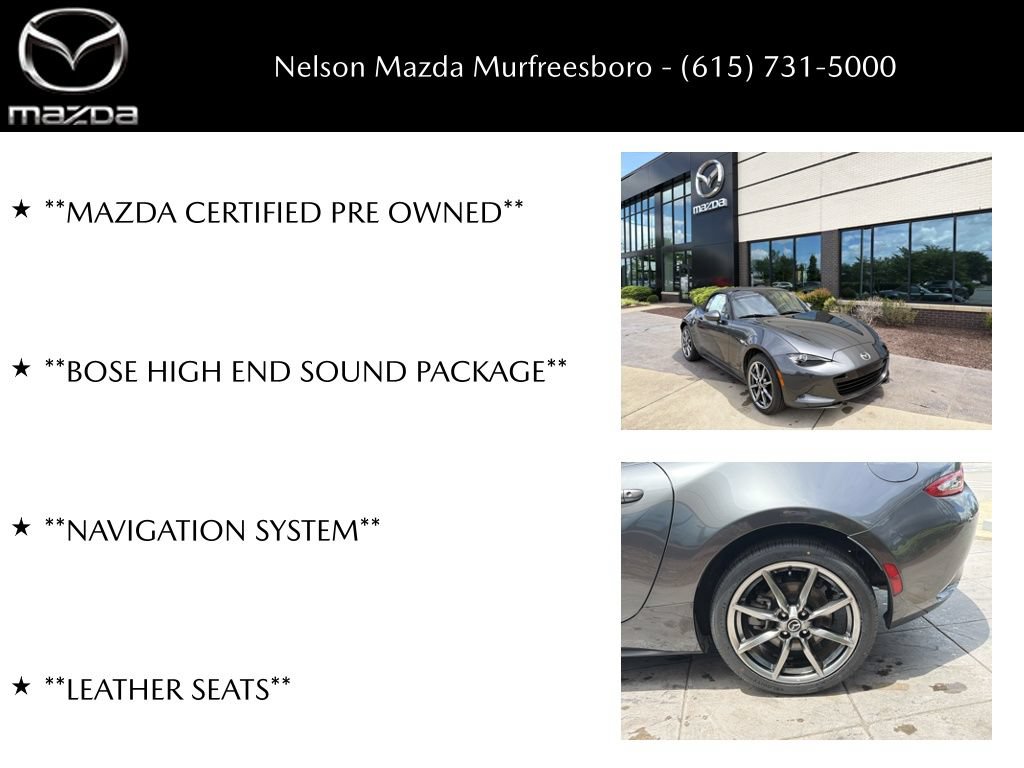 Certified 2023 MAZDA MX-5 Miata Grand Touring RWD image 40