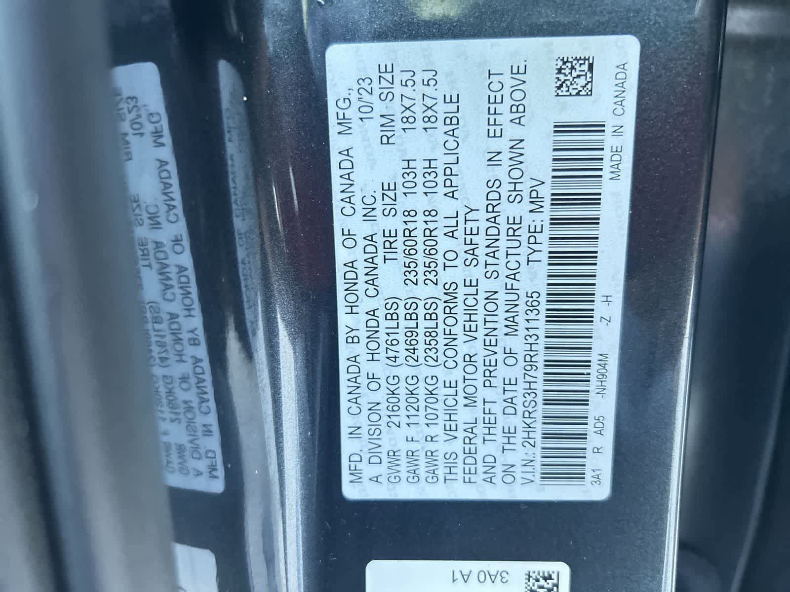 Certified 2024 Honda CR-V EX-L image 2