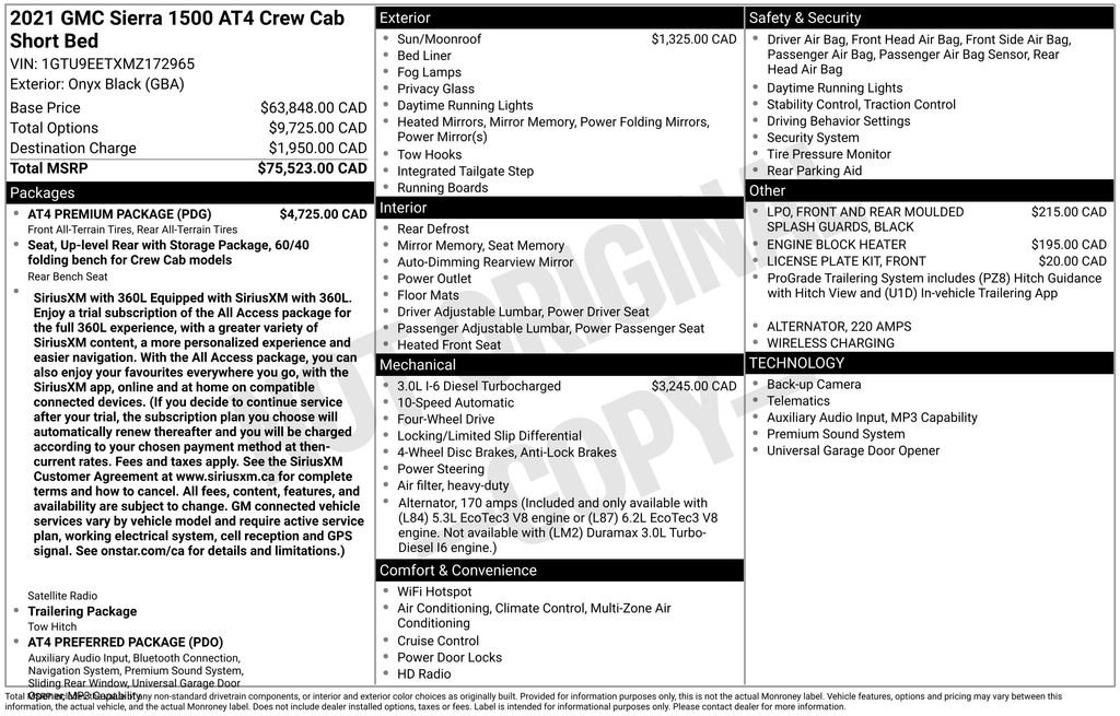 Used 2021 GMC Sierra 1500 AT4 w/ AT4 Premium Package AWD/4WD image 5