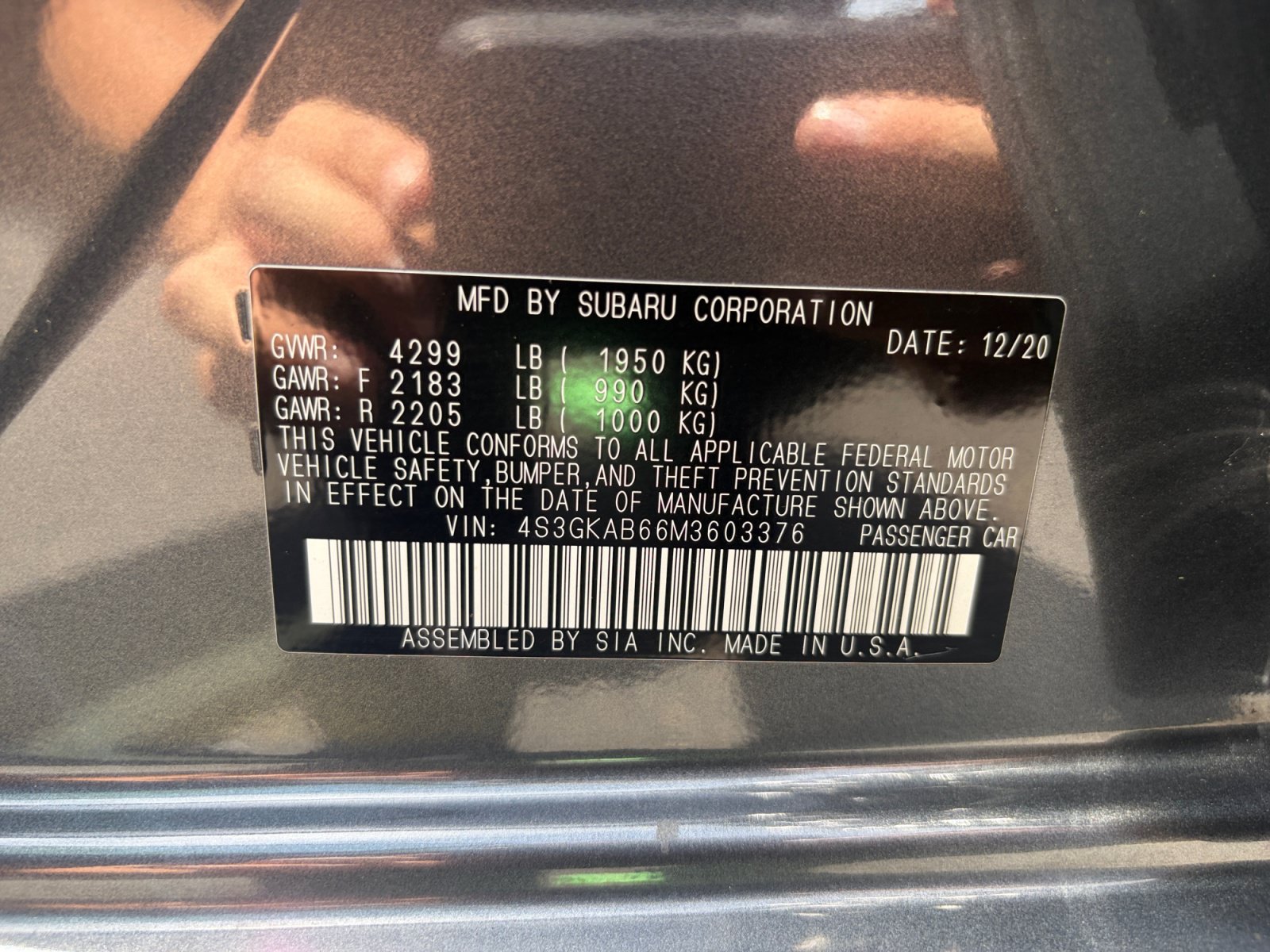 Used 2021 Subaru Impreza 2.0i AWD/4WD image 30