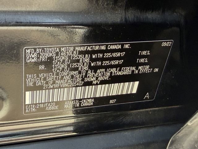 Certified 2022 Toyota RAV4 XLE w/ Convenience Package FWD image 33