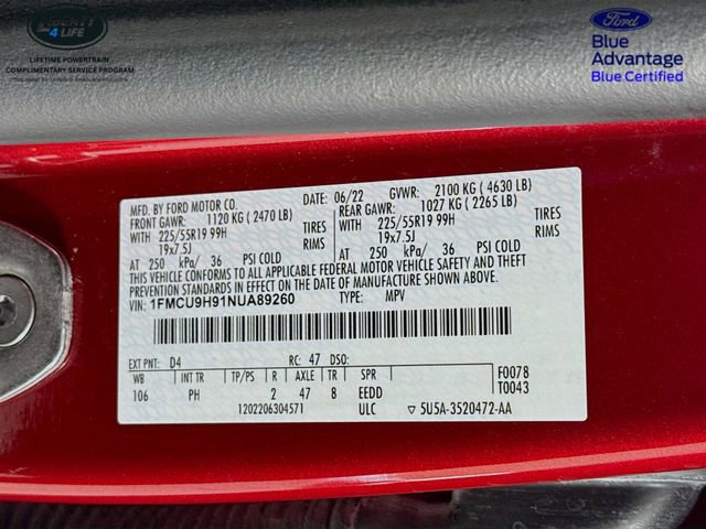 Used 2022 Ford Escape SEL w/ SEL Stealth AWD Package image 33