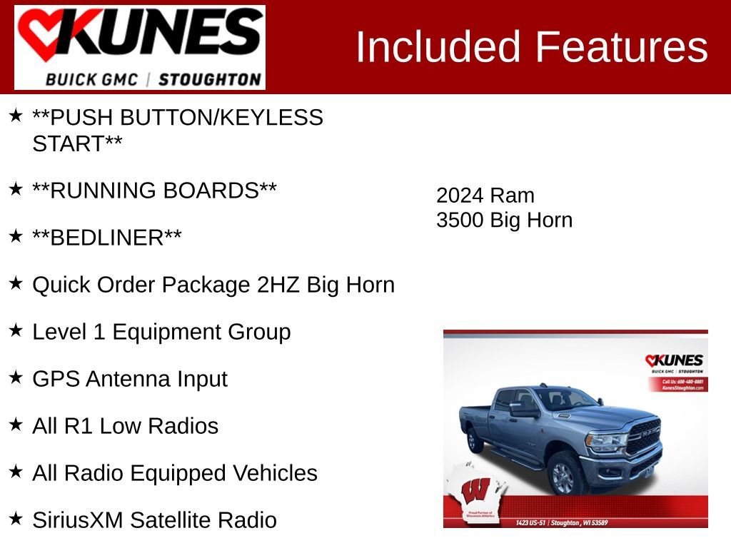 Used 2024 RAM 3500 Big Horn AWD/4WD image 3