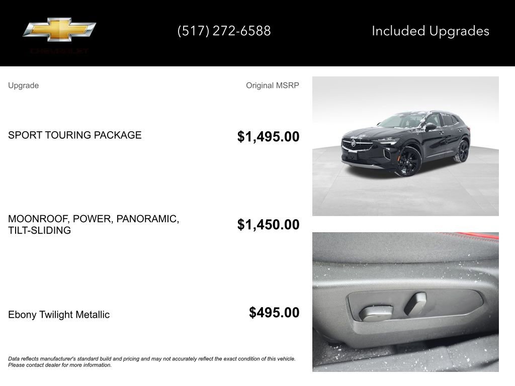 Certified 2023 Buick Envision Essence w/ Sport Touring Package image 15