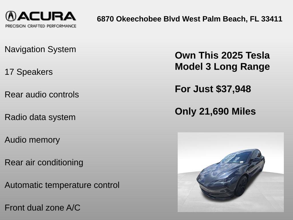 Used 2025 Tesla Model 3 Long Range AWD/4WD image 6