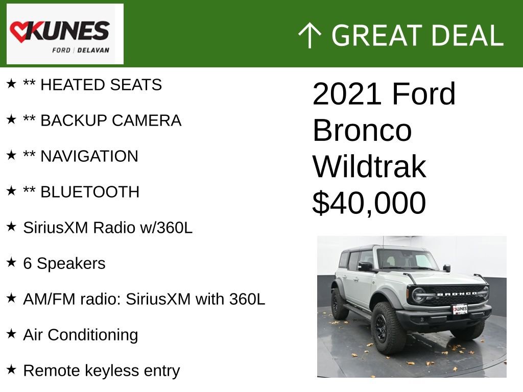Used 2021 Ford Bronco Wildtrak image 2