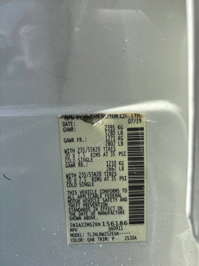Used 2019 Nissan Murano SL AWD/4WD image 4