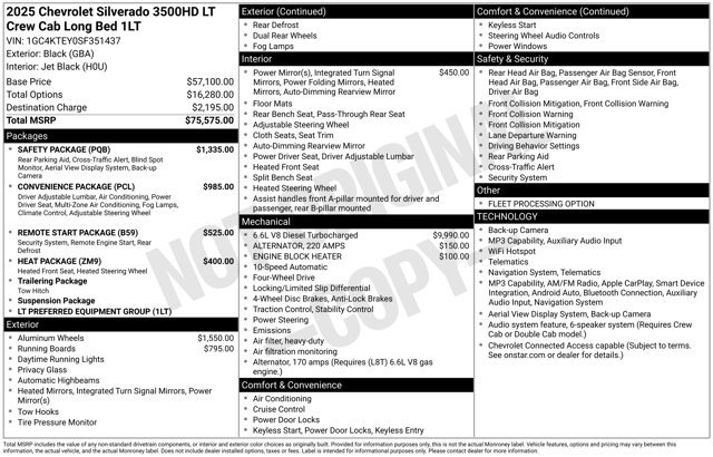 Used 2025 Chevrolet Silverado 3500 LT w/ Safety Package AWD/4WD image 9